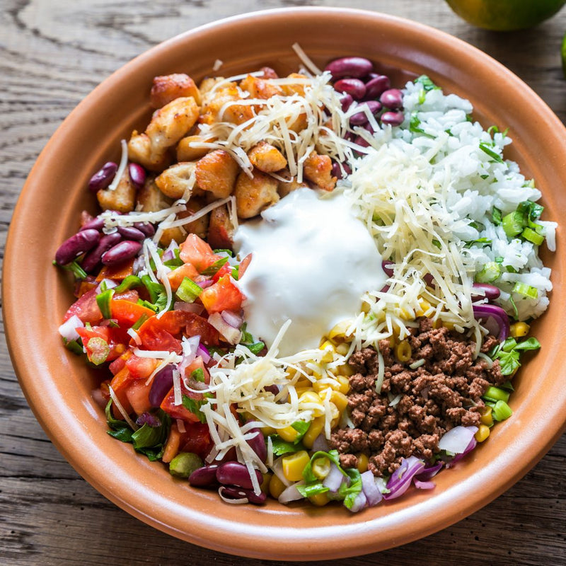 Carne Molida Burrito Bowl